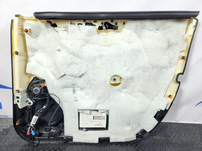 11-19 MERCEDES BENZ ML W166 OEM COMPLETE FRONT LEFT N/S BLACK LEATHER DOOR CARD