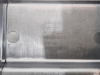 16-19 AUDI A4 B9 16-19 AUDI A4 B9 CENTER CONSOLE LOWER COVER 8W0863051