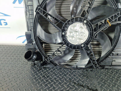14-21 BMW 2 SERIES F45 F46 218D GENUINE COOLANT RADIATOR & FAN 7617630 7617608