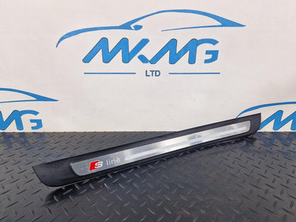 10-18 AUDI A7 4G S-LINE GENUINE OEM RIGHT FRONT ENTRY STRIP 4G8853374
