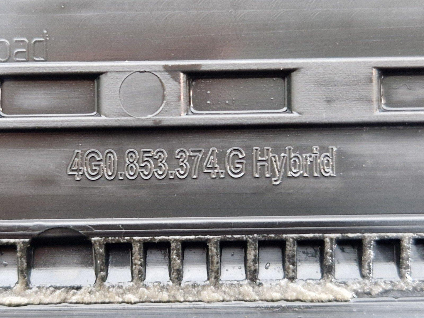 12-18 AUDI A6 C7 DOOR ENTRY SILL KICK PLATE COVER FRONT RIGHT SIDE 4G0853374