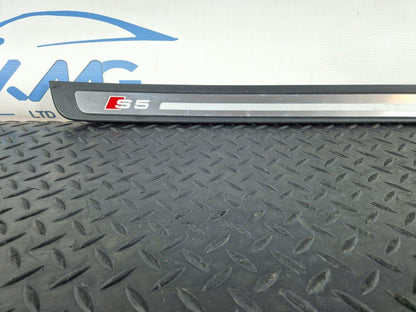 12-17 AUDI S5 CONVERTIBLE FRONT RIGHT SIDE O/S INNER DOOR SILL TRIM 8T0853374