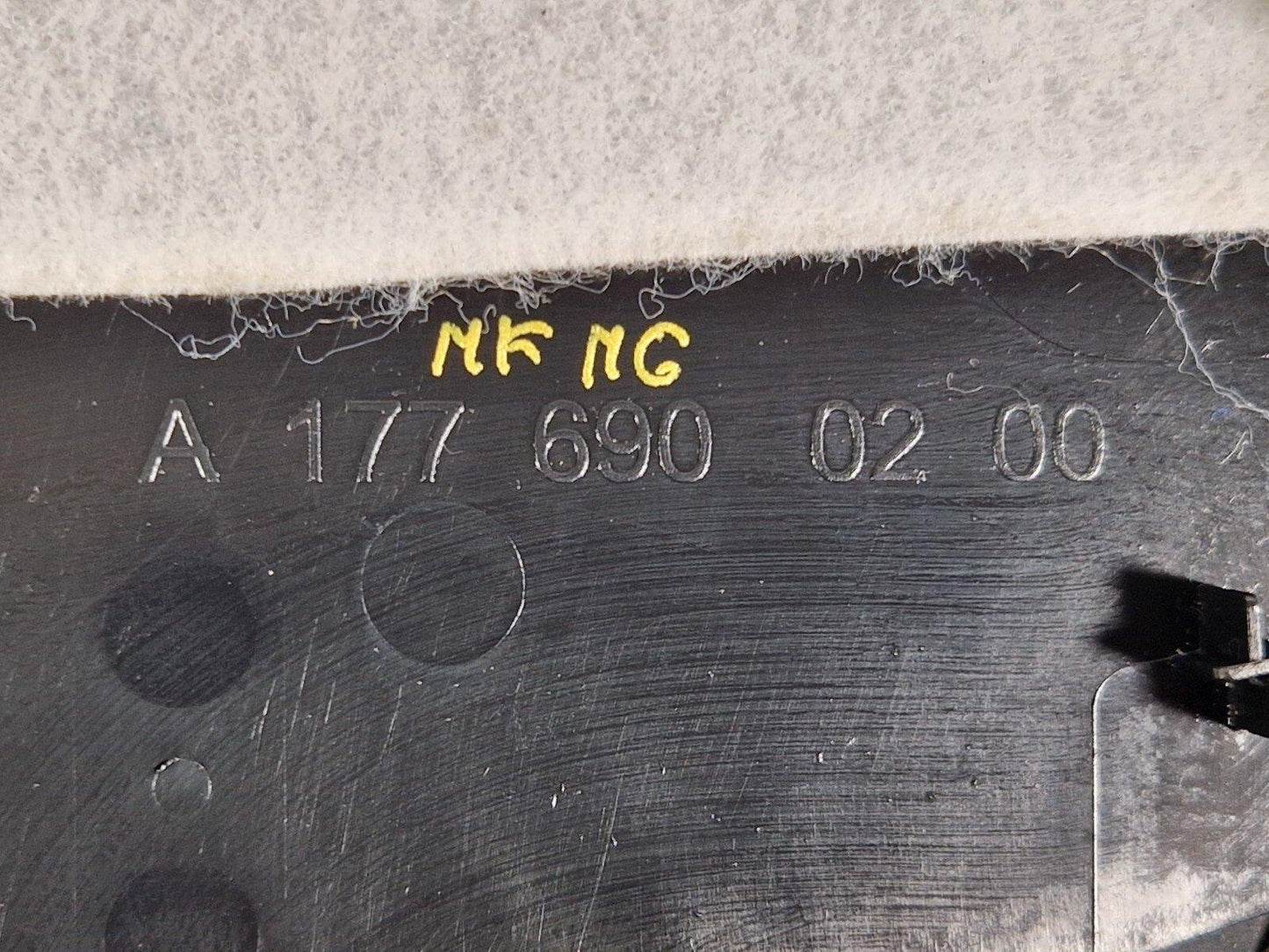 GENUINE MERCEDES A CLASS W177 PASSENGER SIDE TOP B PILLAR TRIM A1776900200