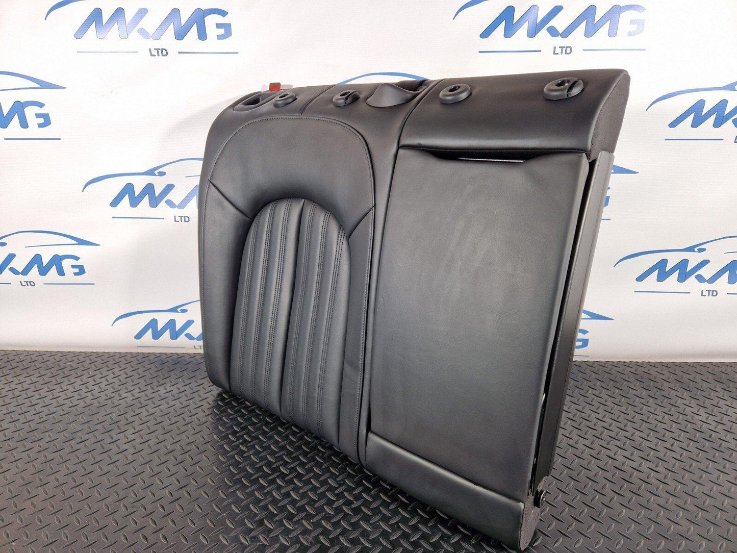 12-18 Audi A6 C7 Saloon Rear OS Right Soul Black Leather Seat Backrest 4G5885502