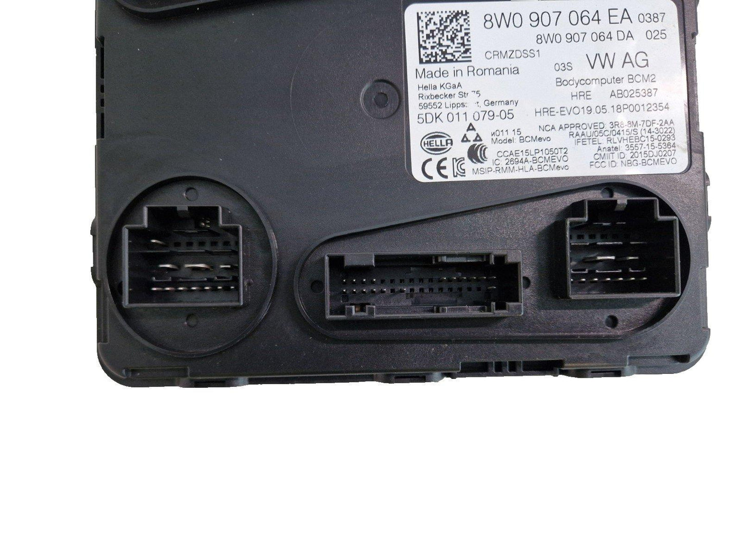 16-19 AUDI A4 B9 SPORT GENUINE OEM GATEWAY CONTROL MODULE ECU 8W0907064EA
