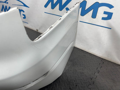 16-19 AUDI A4 B9 ULTRA SE GENUINE REAR BUMPER IN WHITE (DAMAGED)