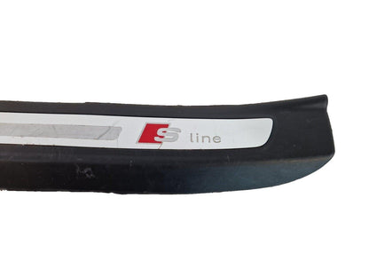 10-15 AUDI Q7 4L PASSENGER FRONT LEFT N/S OEM DOOR SILL TRIM PANEL 4L0853373E