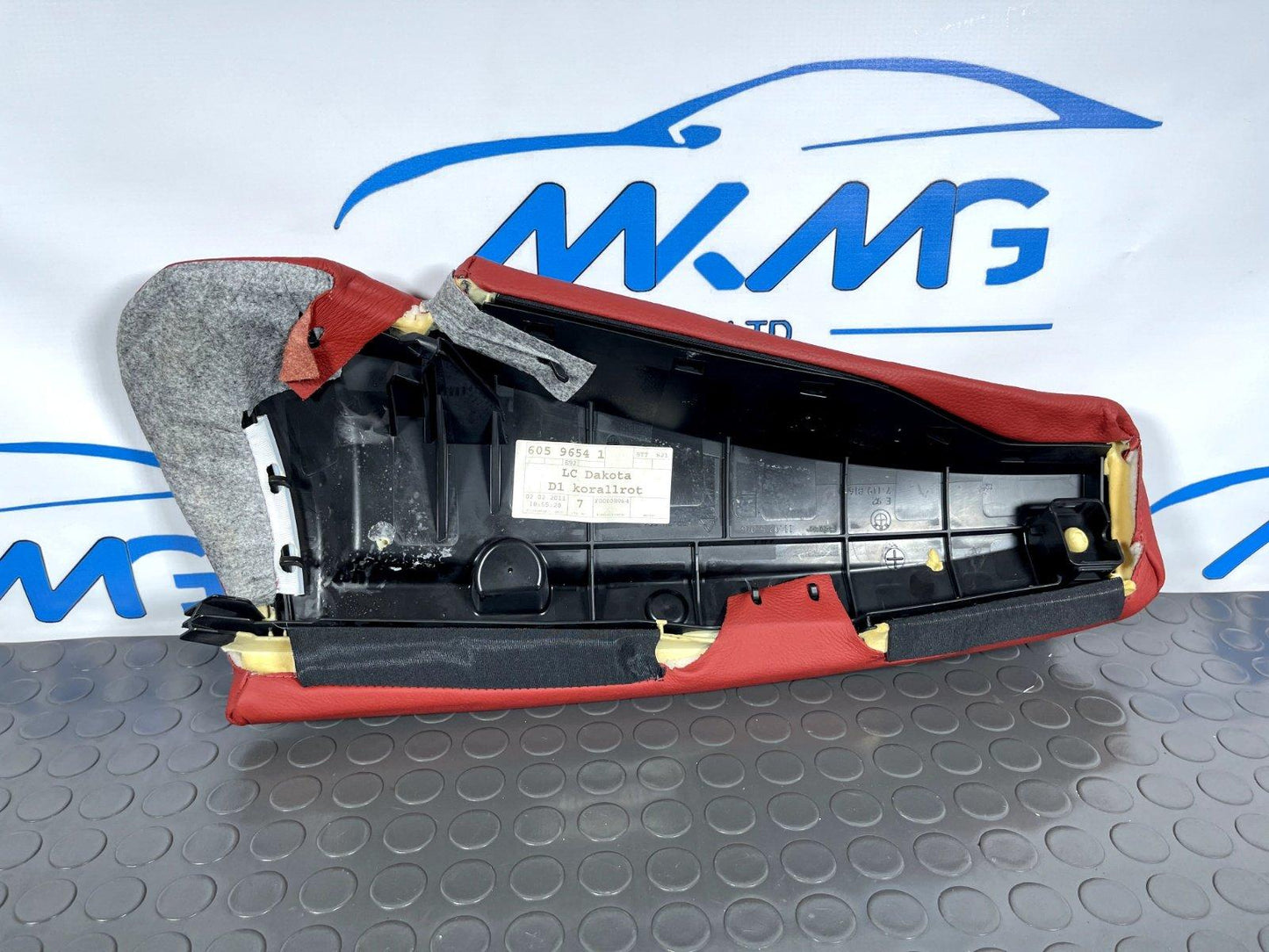 2010 BMW 3-SERIES E92 LCI COUPE REAR RIGHT SEAT BOLSTER RED LEATHER 7119816