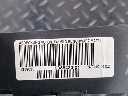 16-22 BMW X1 F48 FRONT CENTRE CONSOLE TRIM BLACK 9292548 MINOR SCRATCHES