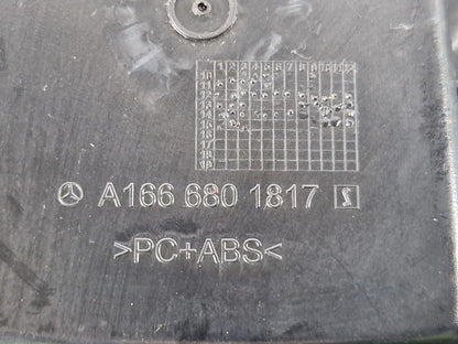 11-19 MERCEDES BENZ ML W166 CENTER CONSOLE COMPARTMENT INSERT TRAY A1666801817