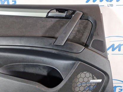 10-15 AUDI Q7 4L GENUINE OEM REAR LEFT SIDE DOOR CARD PANEL TRIM 4L0867305