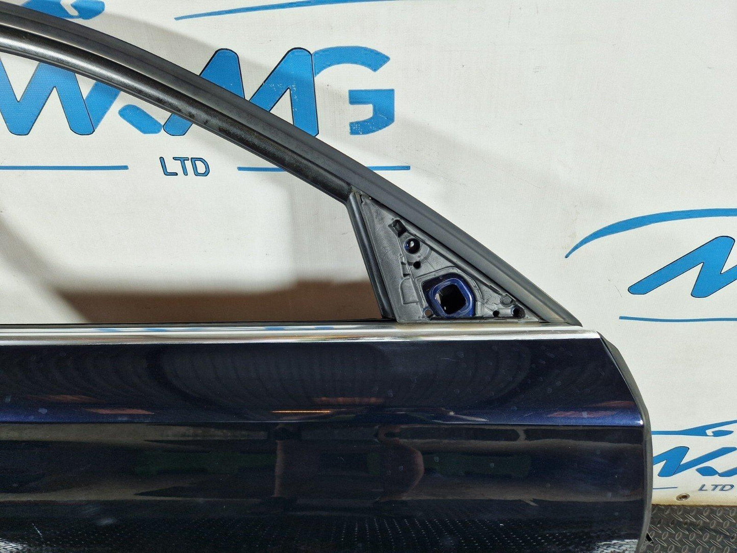 10-17 AUDI A8 4D GENUINE FRONT RIGTH O/S COMPLETE DOOR IN BLUE LZ5D
