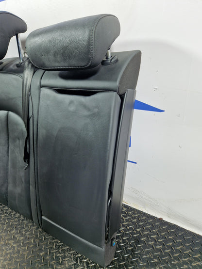 Audi A6 C7 Allroad Genuine Rear Right O/S Black Leather Seat Backrest