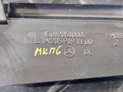 14-21 MERCEDES BENZ C200d W205 OEM FRONT SEAT GUIDE RAIL END COVER A2059191100