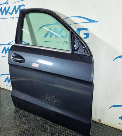 11-19 MERCEDES BENZ ML W166 GENUINE FRONT RIGHT O/S COMPLETE DOOR GREY 755