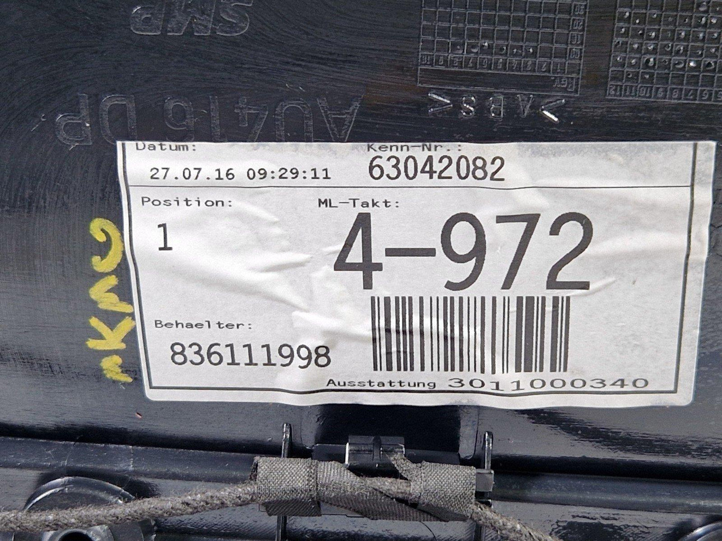 12-17 AUDI Q5 S-LINE GENUINE OEM REAR LEFT COMPLETE DOOR CARD PANEL 8R0839019