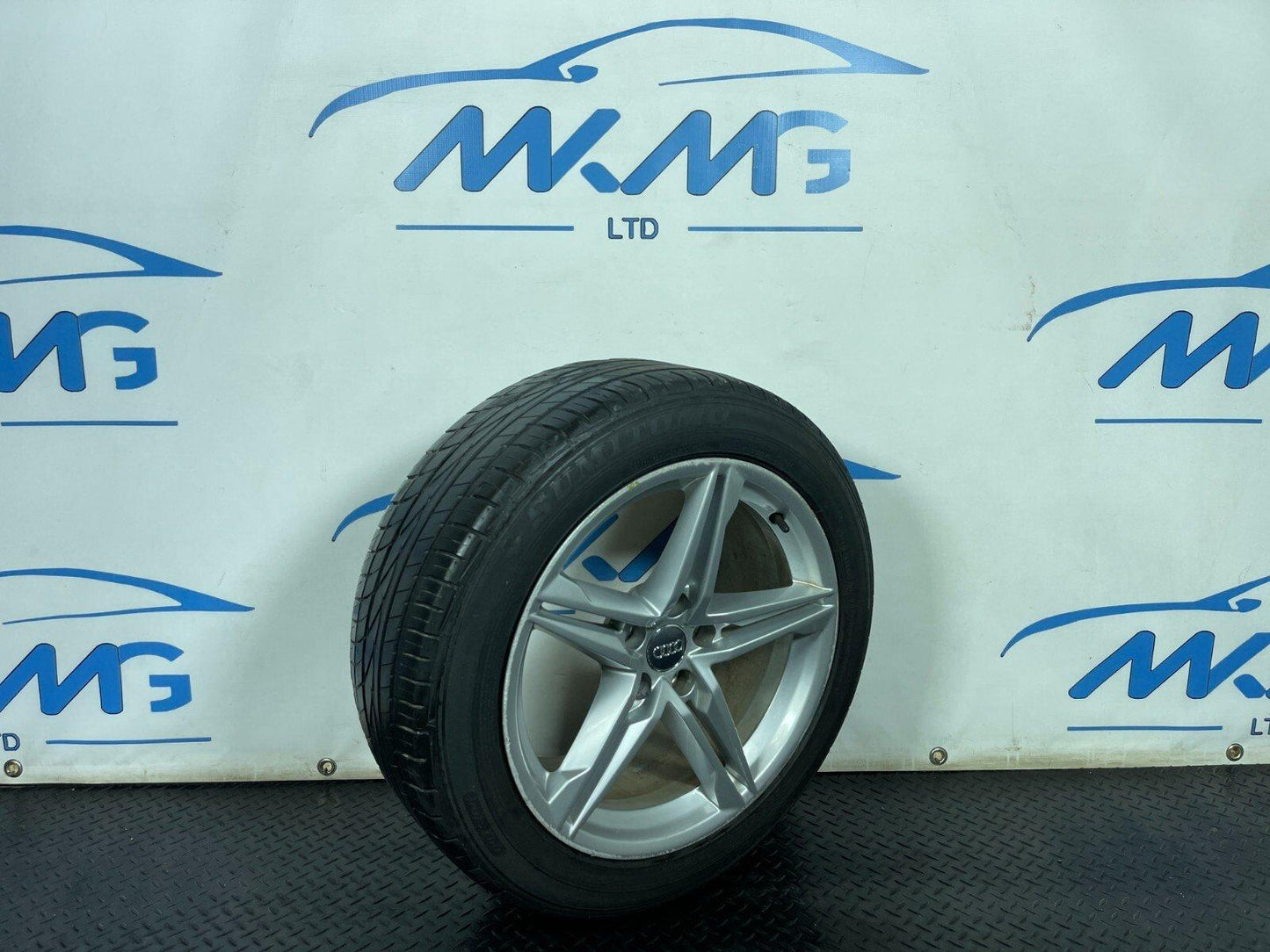 AUDI A5 S-LINE 18" OEM ALLOY WHEEL 8W0601025DE 8.5JX18 ET29 WITH TYRE 235/50/18