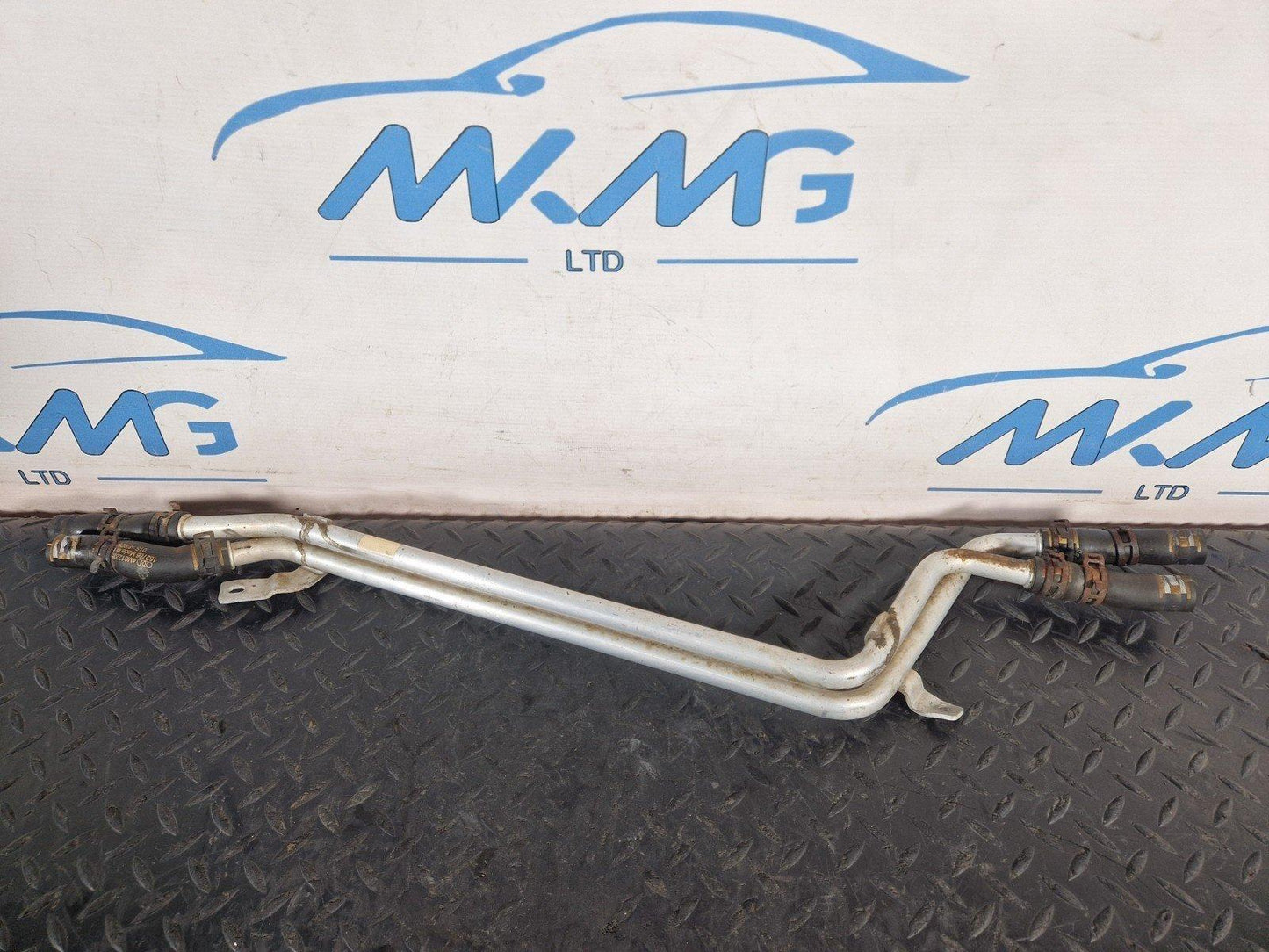 16-20 AUDI Q7 4M GENUINE ENGINE COOLANT HOSE PIPES 4M0121123E 4M0122050
