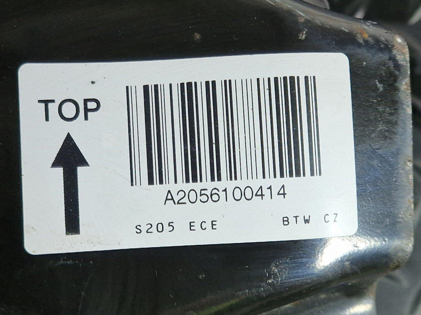 14-21 MERCEDES BENZ C300h W205 OEM REAR ENFORCEMENT BAR A2056100414
