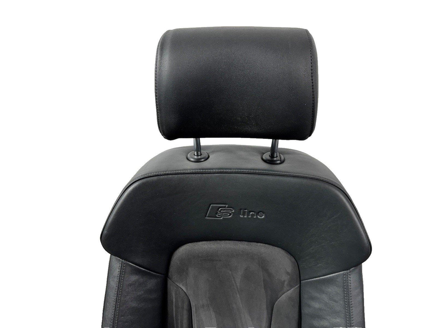 15-20 AUDI Q7 4M GENUINE FRONT LEFT N/S FULL ELECTRIC HALF LEATHER SEAT HEATED