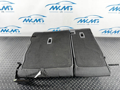 19-ON RANGE ROVER EVOQUE L551 REAR LEFT & CENTER SEAT BACK REST BLACK LEATHER