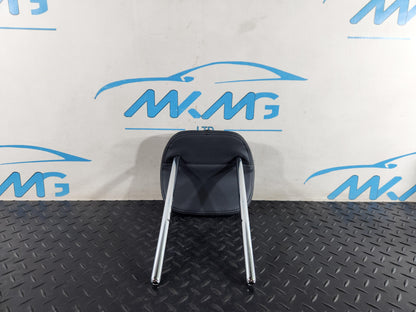 BMW 118i F40 Rear Seat Black Leather Headrest Blue Stiching