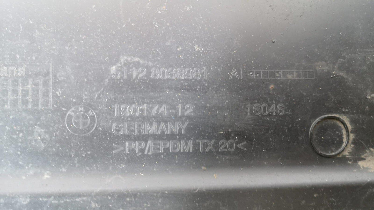 11-16 BMW M5 F10 4.4L V8 PETROL REAR BUMPER INSERT SPLITTER 8038981 *B112