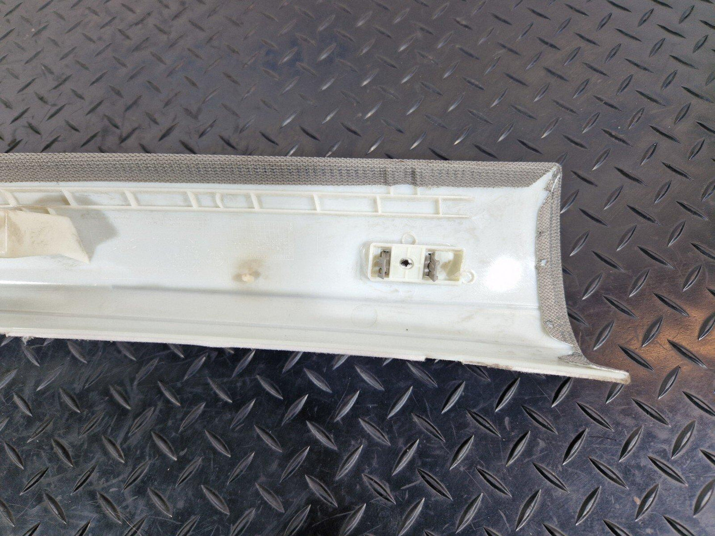 16-22 BMW X1 F48 LEFT SIDE N/S FRONT INTERIOR A PILLAR WHITE TRIM 7402607 MARKED