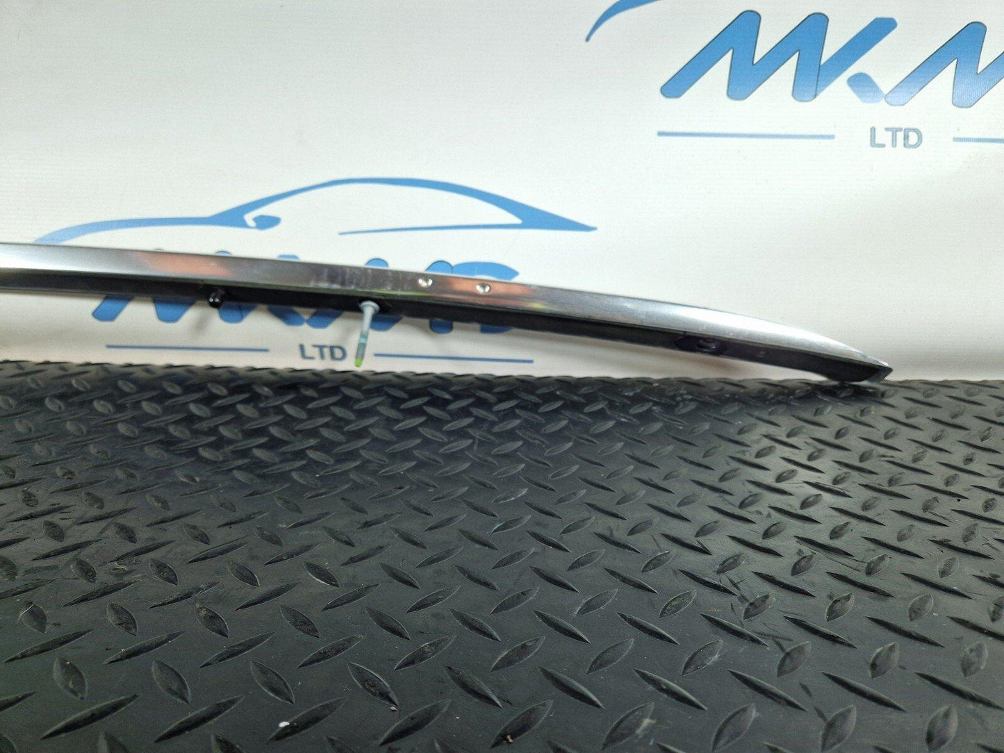 12-18 AUDI A6 C7 AVANT PASSENGER LEFT SIDE CHROME ROOF RAIL 4G9860021A