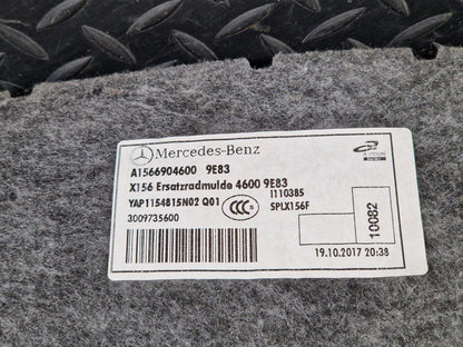 14-19 MERCEDES BENZ GLA X156 GENUINE OEM BOOT FLOOR CARPET A1566904600