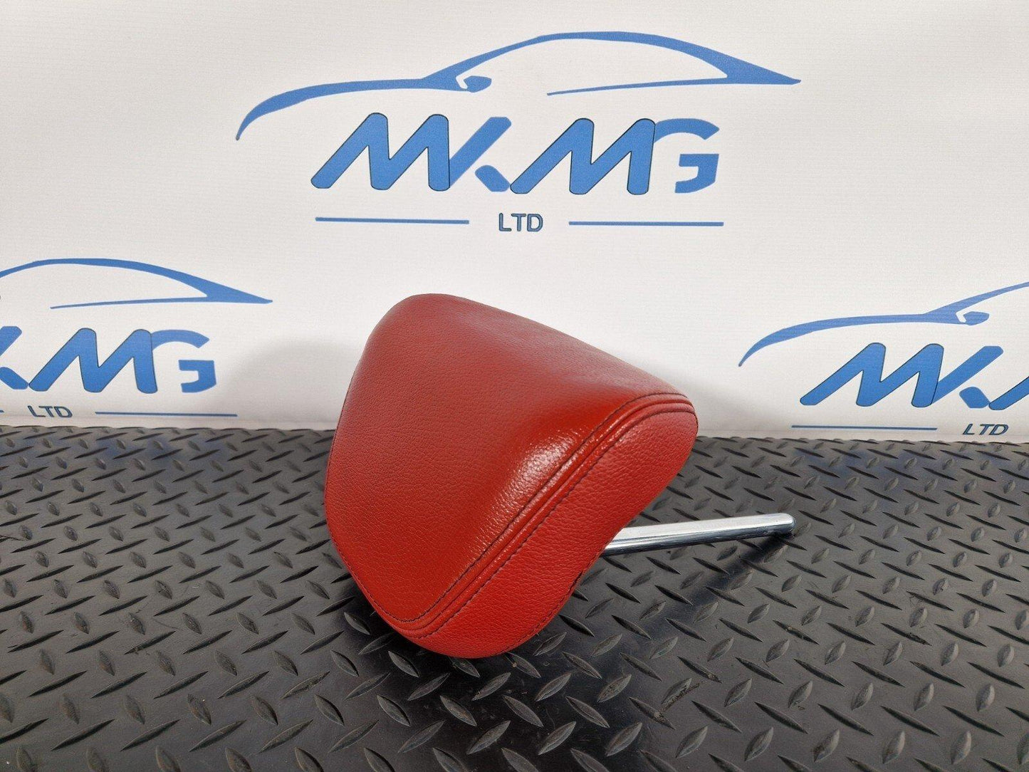 12-18 BMW 4 SERIES F36 LCI REAR LEFT/RIGHT SIDE SEAT RED LEATHER HEADREST