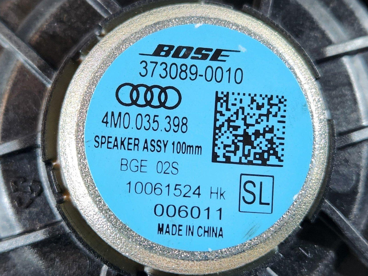 16-20 AUDI Q7 4M GENUINE FRONT LEFT PASSENGER N/S DOOR BOSE SPEAKER 4M0035398