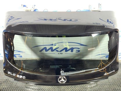 16-22 MERCEDES BENZ X253 REAR TAILGATE BOOTLID WITH GLASS IN OBSIDIAN BLACK 197