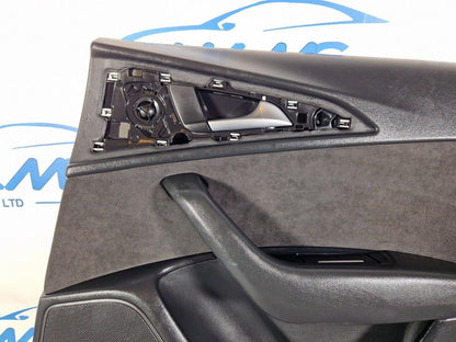 12-18 AUDI A6 C7 REAR RIGHT SIDE DOOR PANEL CARD 4G0867306A 4G0867222A