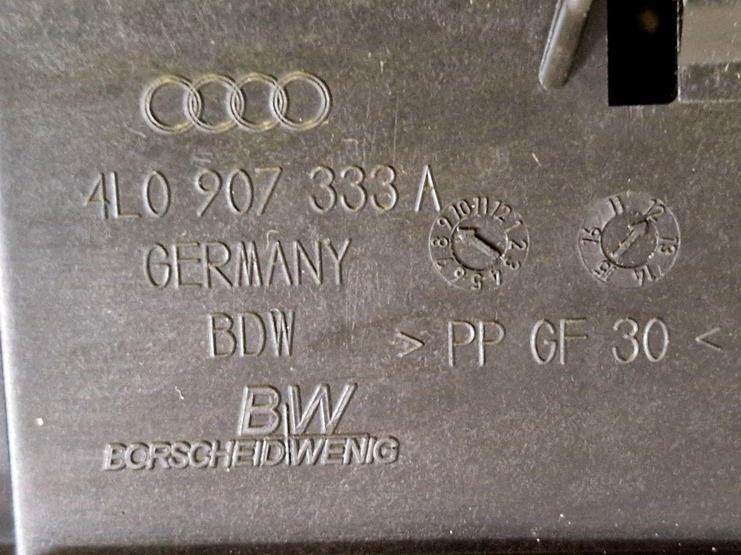 10-15 AUDI Q7 4L GEARBOX CONTROL UNIT ECU MOUNTING BRACKET 4L0907333A