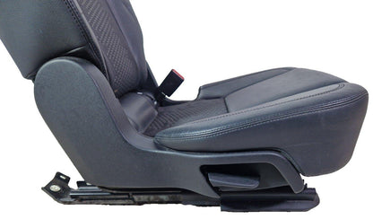 14-19 LAND ROVER L550 DISCOVERY 2ND ROW RIGHT O/S SIDE BLACK LEATHER SEAT