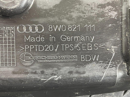 16-19 AUDI A4 B9 AVANT GENUINE FRONT LEFT SIDE WING FENDER COVER 8W0821111