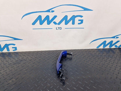14-21 MERCEDES BENZ C200 W205  REAR DRIVER SIDE DOOR HANDLE IN BRILLIANT BLUE