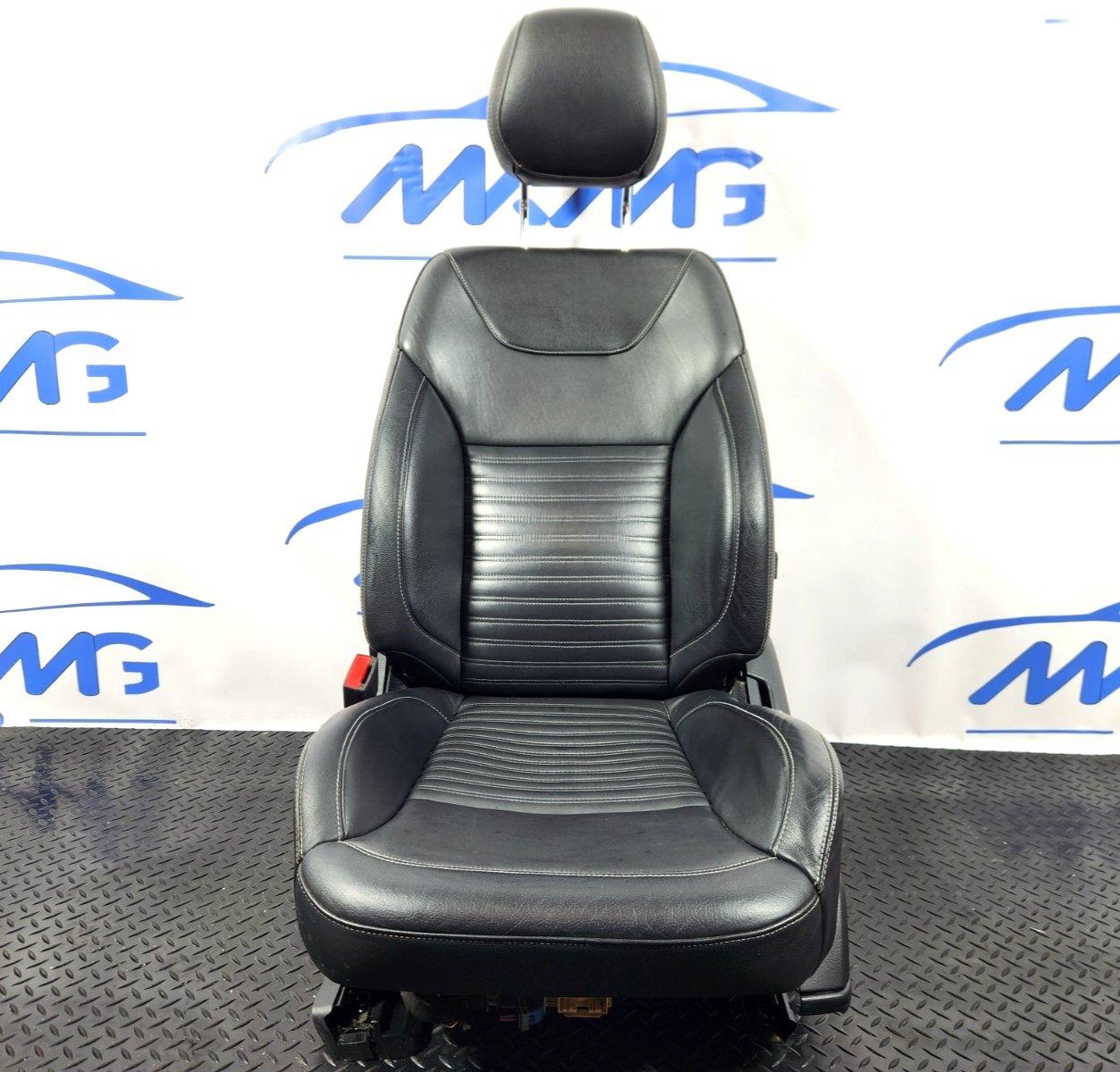 MERCEDES GLE ML W166 FRONT LEFT N/S FULL ELECTRIC HEATED BLACK LEATHER SEAT
