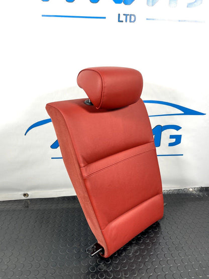 2010 BMW 3-SERIES E92 LCI M-SPORT REAR RIGHT LEATHER SEAT IN RED & HEADREST