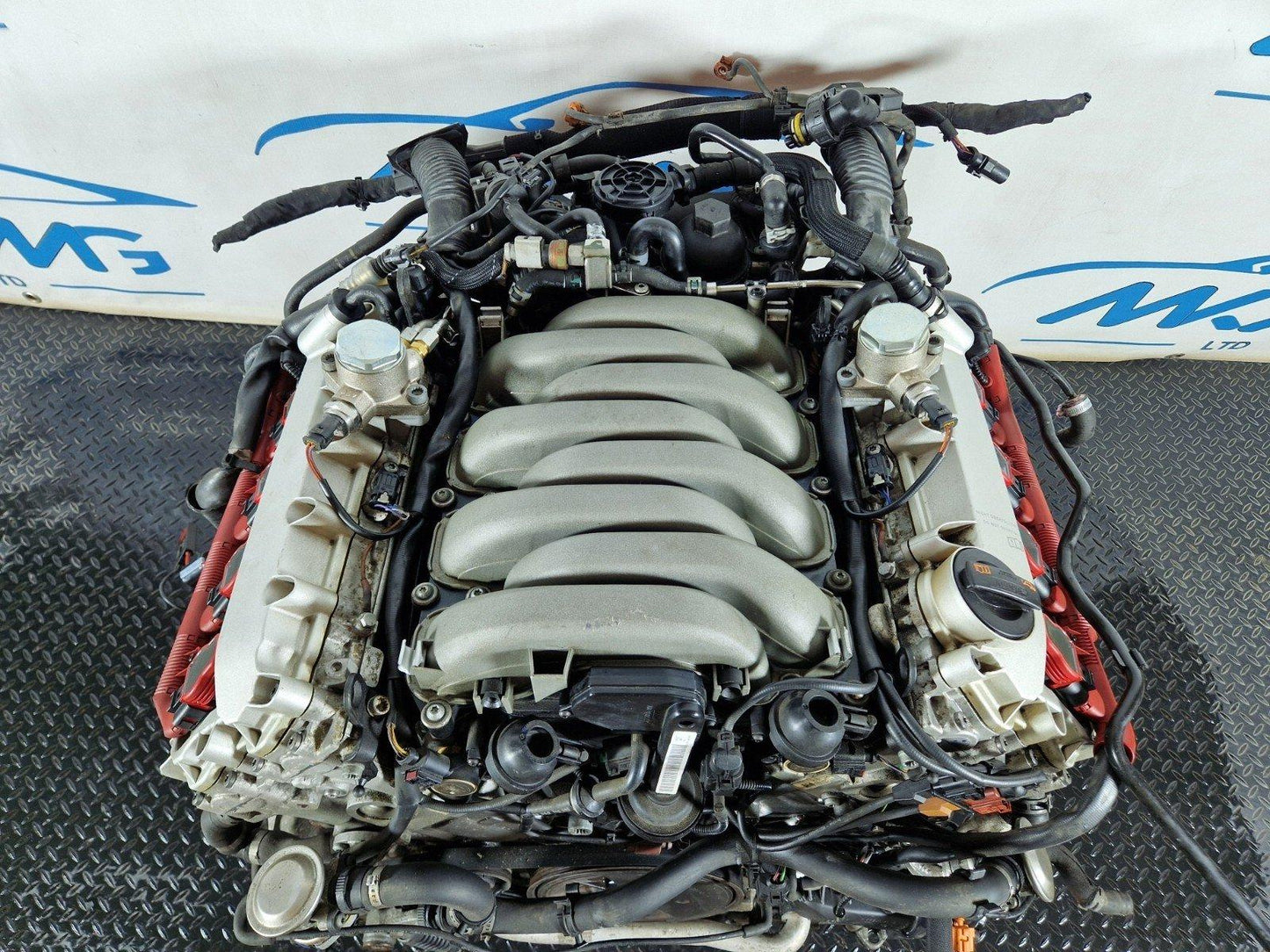 10-17 AUDI A8 4H 4.2 V8 CDRA PETROL GENUINE COMPLETE ENGINE (PLUG&PLAY)