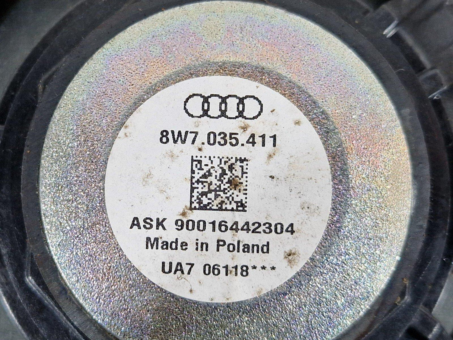 16-24 AUDI A5 F5 GENUINE PASSENGER SIDE REAR DOOR SPEAKER 8W7035411A