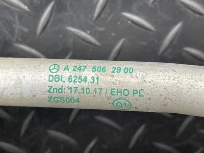 Mercedes W177 W247 Heater Water Cooling Coolant Pipe Hose Line A2475062900