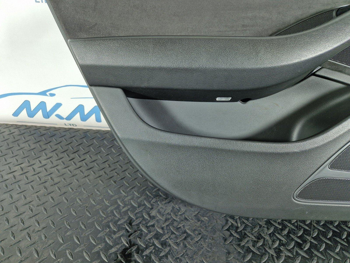 10-17 AUDI A8 4H REAR LEFT PASSENGER SIDE DOOR ALCANTARA CARD PANEL 4H0868067