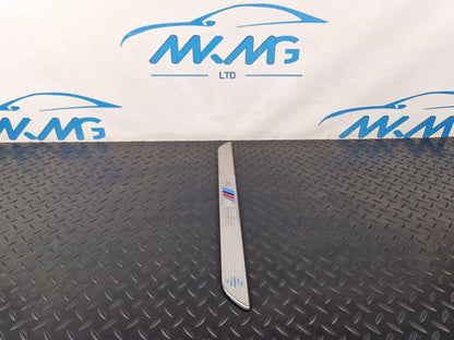 10-13 BMW X5 E70 LCI FRONT ENTRANCE DOOR SILL COVER KICK PLATE TRIM 7205263