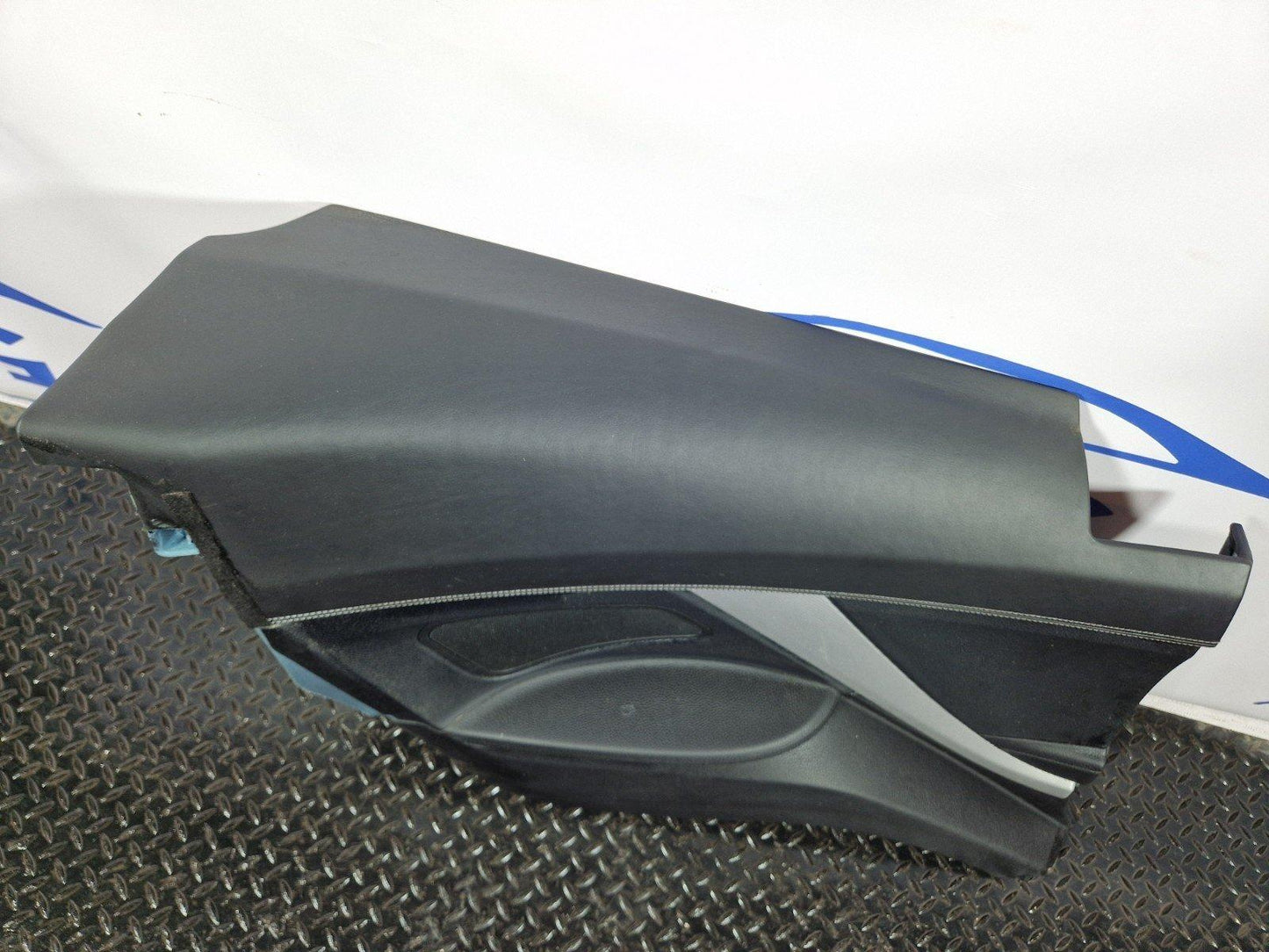 11-18 BMW 6 SERIES F13 COUPER REAR LEFT N/S/R DOOR CARD PANEL BLACK LEATHER