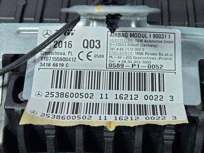 16-22 MERCEDES BENZ X253 GENUINE DASH DASHBOARD PANEL A2536800187 A2538600502