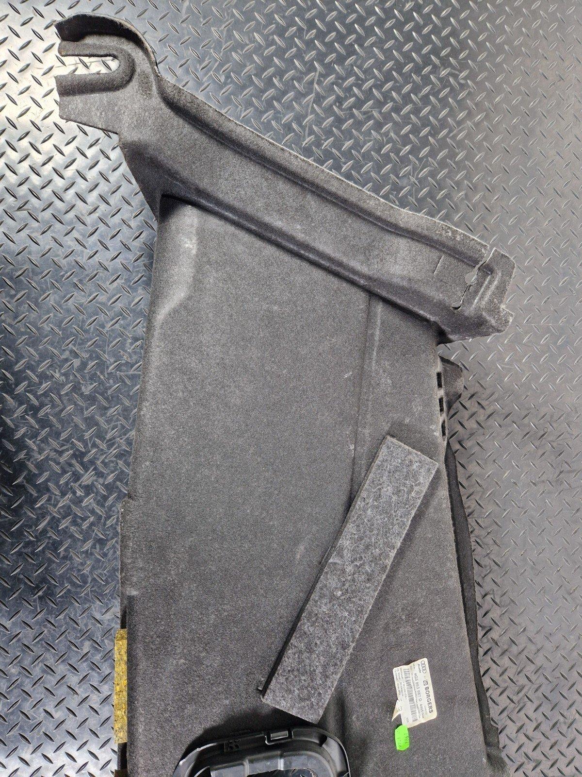 12-18 AUDI A6 C7 REAR LEFT SIDE BOOT PANEL COVER 4G5863887D