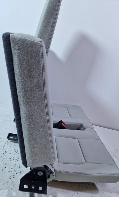 14-19 LAND ROVER L550 DISCOVERY SPORT 3RD ROW REAR SEAT SET IN GREY LEATHER