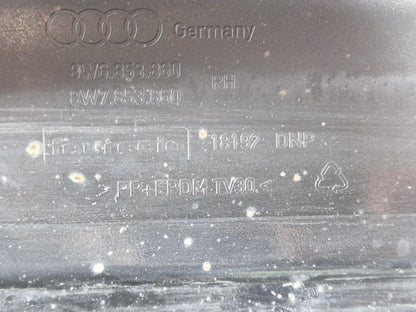 16-24 AUDI A5 F5 COUPE RIGHT DRIVER SIDE SIDE SKIRT SILL IN BLACK Y9T 8W6853860